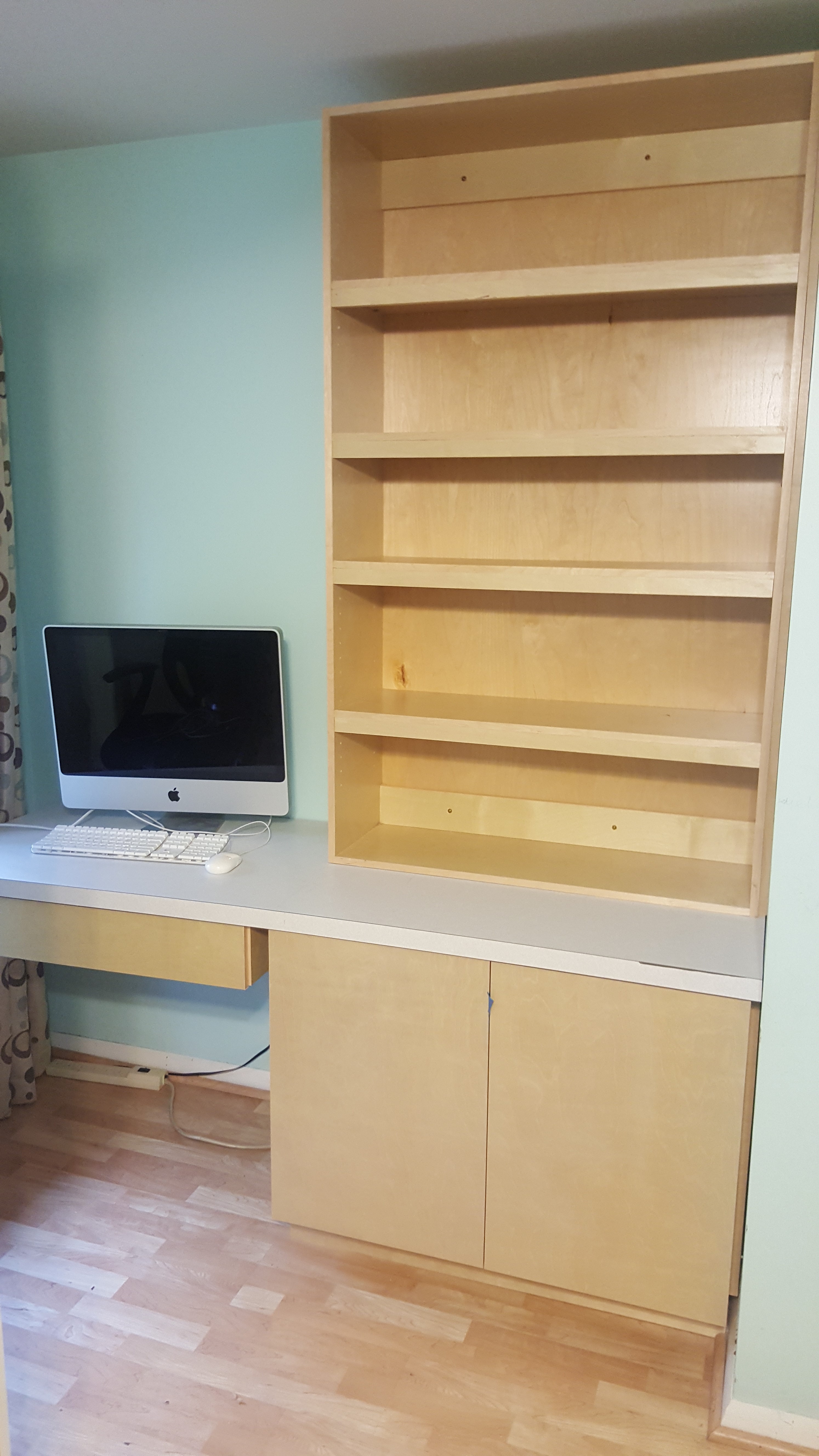 Students Desk And Bookshelf Furst Woodworking