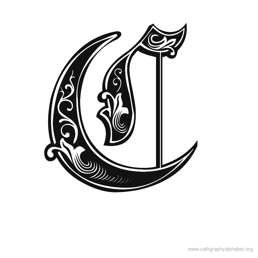 gothic-calligraphy-alphabet-c gothic-calligraphy-alphabet-c