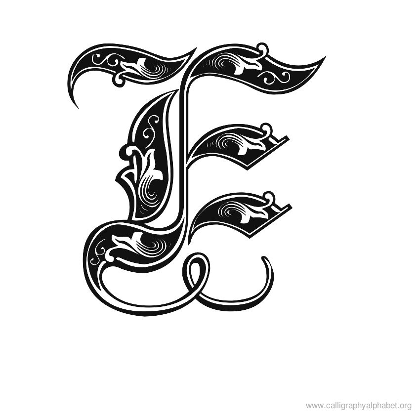 gothic-calligraphy-alphabet-e gothic-calligraphy-alphabet-e