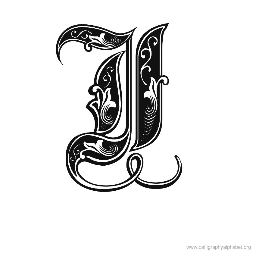 gothic-calligraphy-alphabet-i gothic-calligraphy-alphabet-i