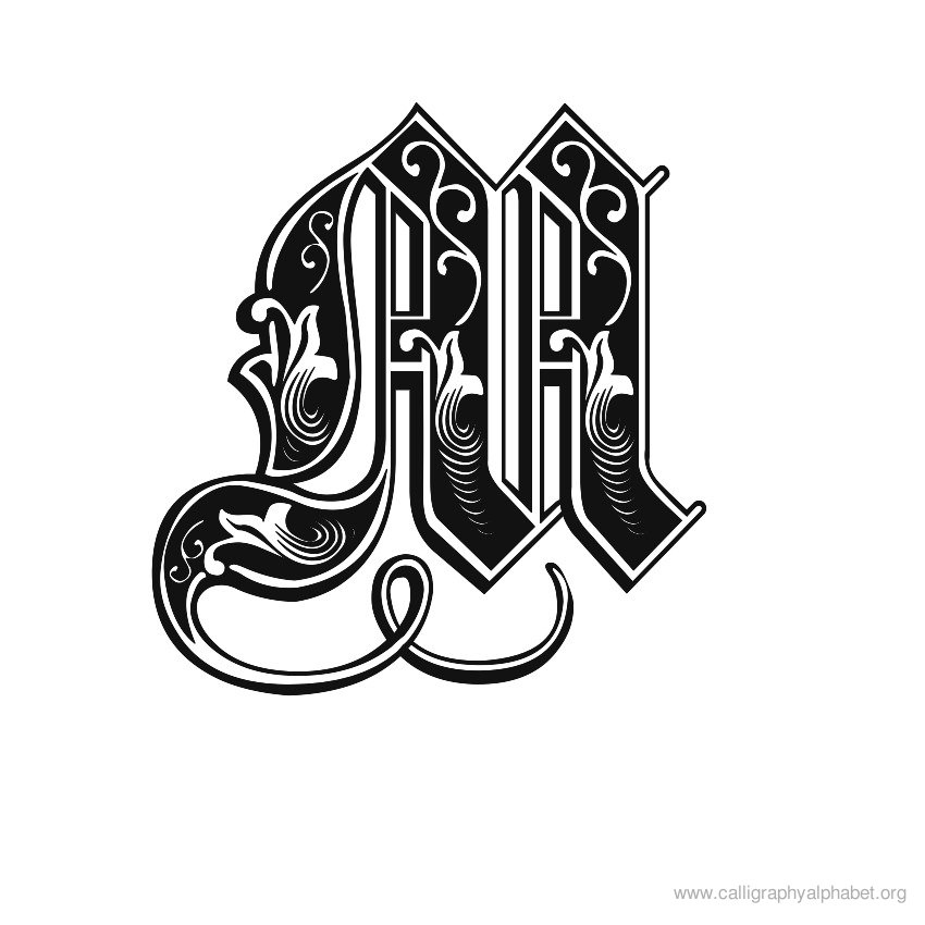 gothic-calligraphy-alphabet-m gothic-calligraphy-alphabet-m