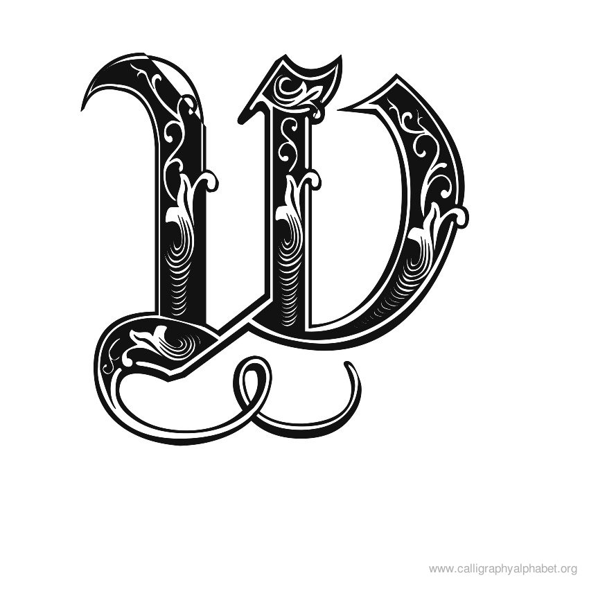 gothic-calligraphy-alphabet-w gothic-calligraphy-alphabet-w